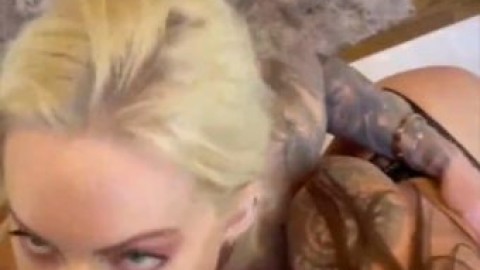 Viking Barbie and Dakota James have some fun