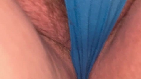 Wife’s pussy in tight panties