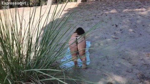 My Boyfriend is a Cuckold! I Sucked off a Stranger on the beach with a Facial Cumshot!