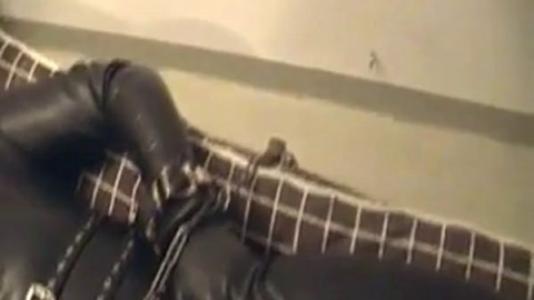 Rubberboy in Bondage for the night