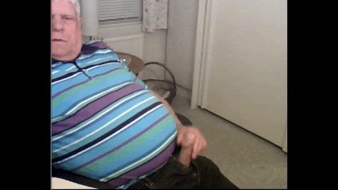 grandpa cum on cam