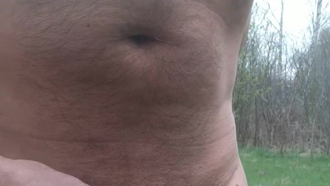 cum on garden