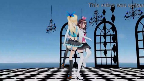 Mirai Akari Tokino Sora Brain Fluid Explosion Girl mmd