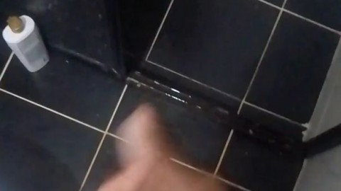 Haciéndome la paja en el baño de mi casa