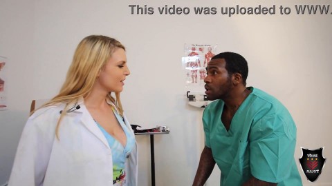 Big Boobed Doctor Joslyn Jane Extracts Rome Major's Hot Cum!