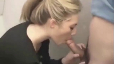 Public Restroom Blowjob