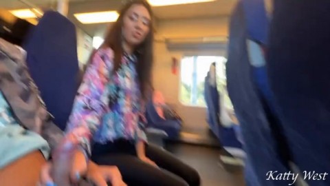 A stranger showed me his dick on the train and I sucked in public