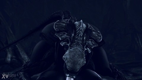 Dummy Thick Xenomorph Queen Catches You