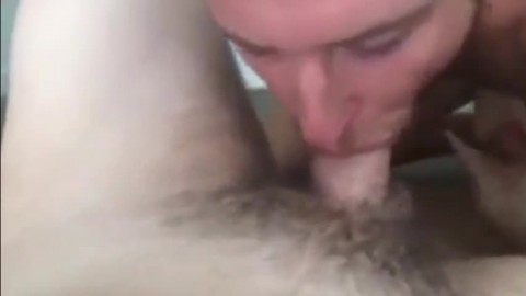 Steamy Amateur Blowjob and Handjob