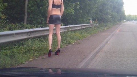 Outdoor Crossdresser Fun