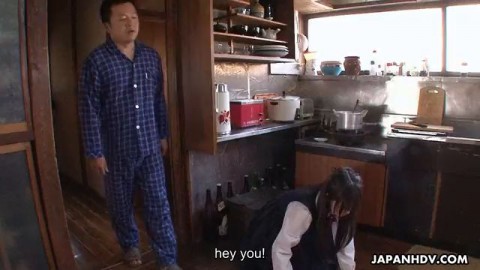 Ai Uehara has it tough at her new adoptive asian family