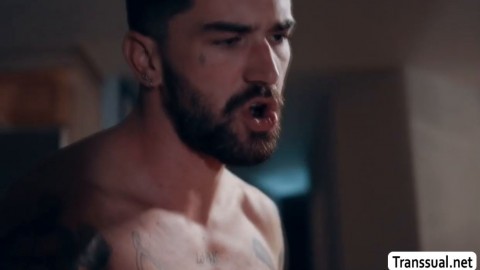 My handsome stepbro bang my asshole in kitchen