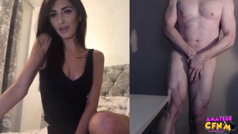 Skinny Chick Ria Shah Watches A Stranger Stroking His Dick Hot Mom Fuck Video